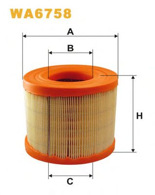 WIX FILTERS wa6758 -  Воздушный фильтр